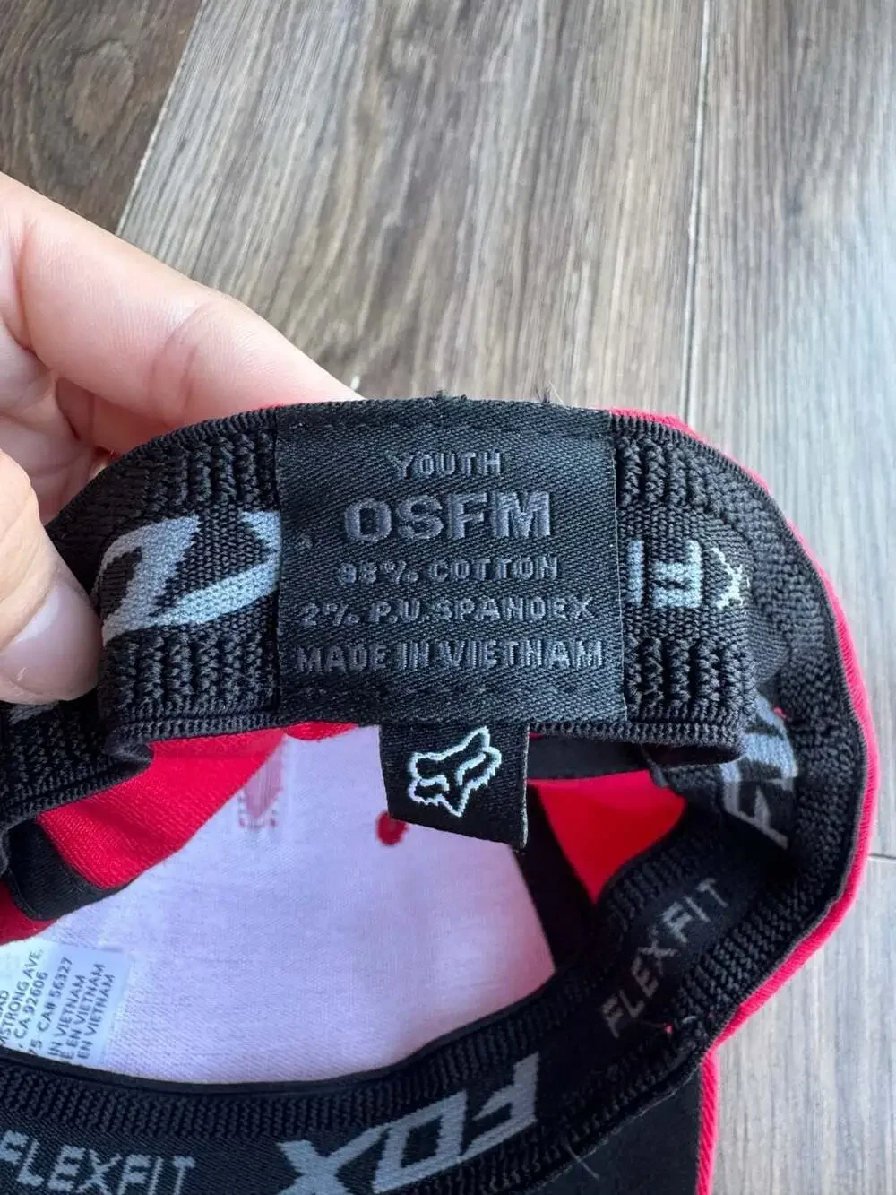Fox Racing Epicycle Flexfit Hat Youth Red